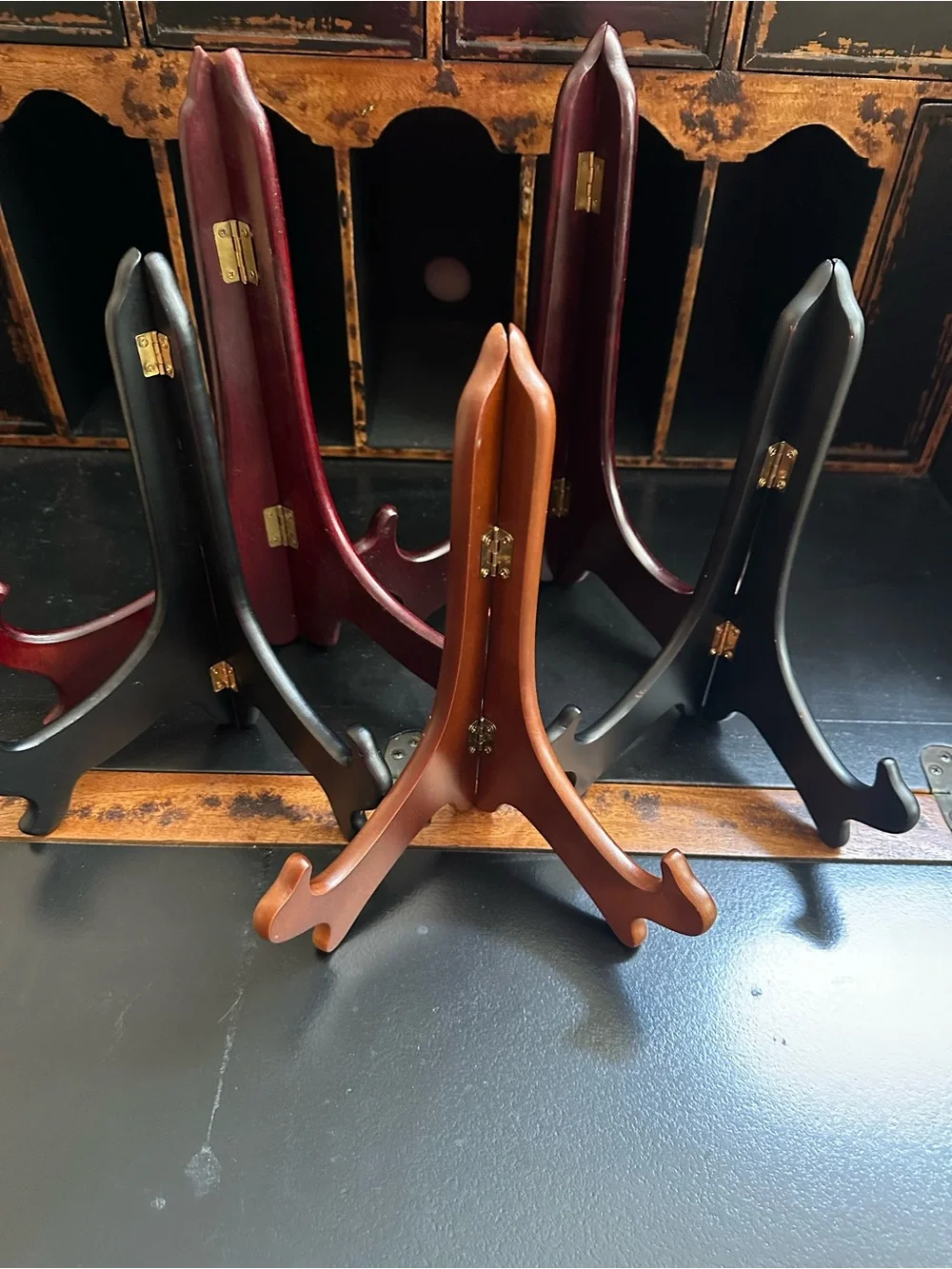 Classic Wood Display Easel Stand - Brown